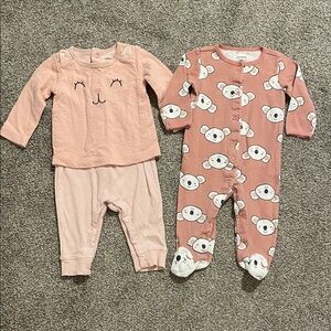Carter’s 9 Month Adorable Pink Koala bundle